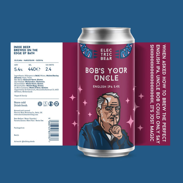 Electric Bear Brewing Co | Bob's Your Uncle | English IPA | 5.4%