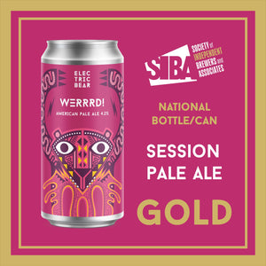Electric Bear Brewing Co | Werrrd! 4.2% American Pale Ale | SIBA National Gold Award Winner