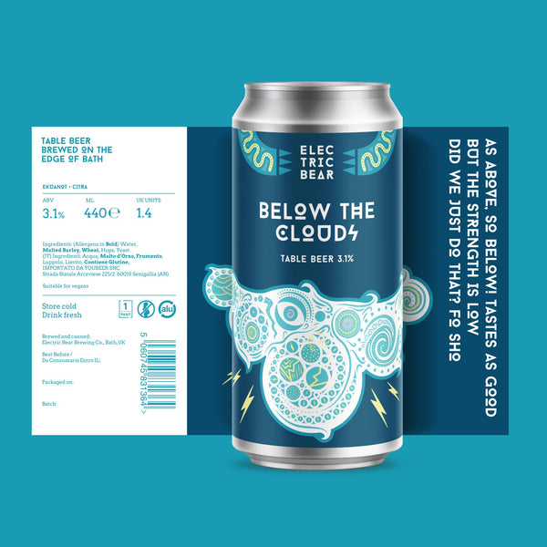 Electric Bear Brewing Co | Below The Clouds - 3.1% Table Beer