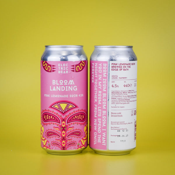 Electric Bear Brewing Co | Bloom Landing, 4.5% Pink Lemonade Sour