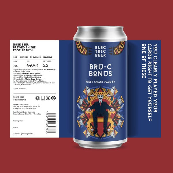 Electric Bear Brewing Co | BRU-C Bonus | West Coast Pale | 5%