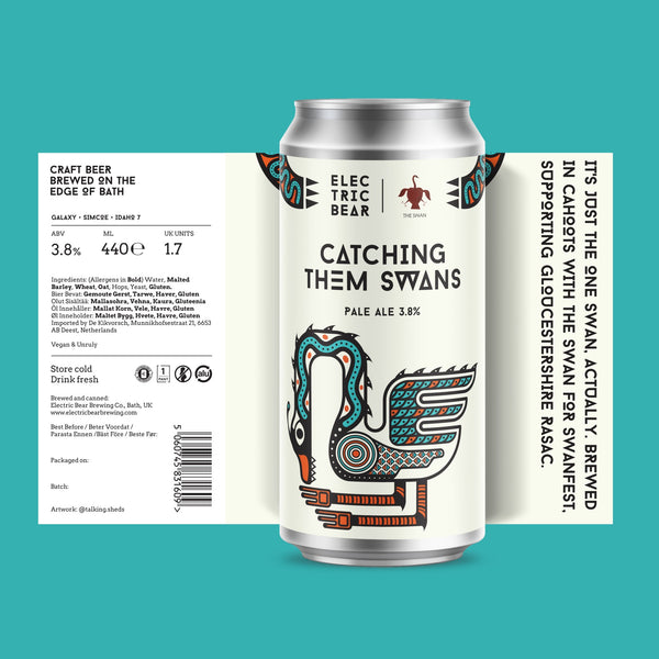 Electric Bear Brewing Co | Catching Them Swans | Pale Ale | 3.8%