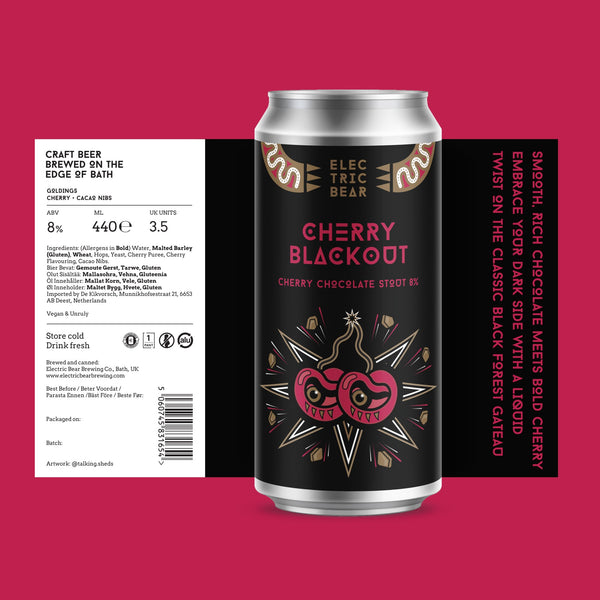 Electric Bear Brewing Co | Cherry Chocolate Stout | Cherry Chocolate Stout | 8%