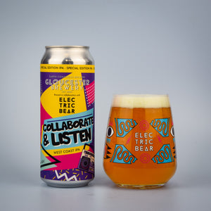 Electric Bear Brewing Co x Gloucester Brewing | Collaborate & Listen | 5.8% | West Coast IPA