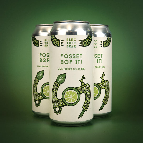 Electric Bear Brewing Co | Posset, Bop It | Lime Posset Sour | 4.8%