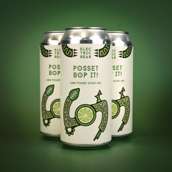 Electric Bear Brewing Co | Posset, Bop It | Lime Posset Sour | 4.8%