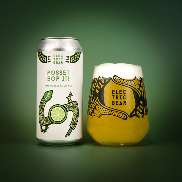 Electric Bear Brewing Co | Posset, Bop It | Lime Posset Sour | 4.8%