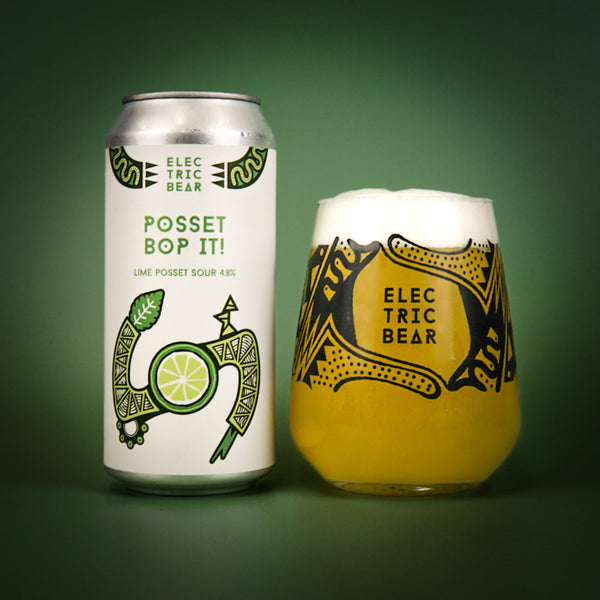 Electric Bear Brewing Co | Posset, Bop It | Lime Posset Sour | 4.8%