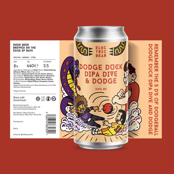 Electric Bear Brewing Co | Dodge Duck DIPA Dive & Dodge | DIPA | 8%