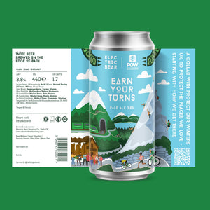 Electric Bear Brewing Co | Earn Your Turns | Pale Ale | 3.4%