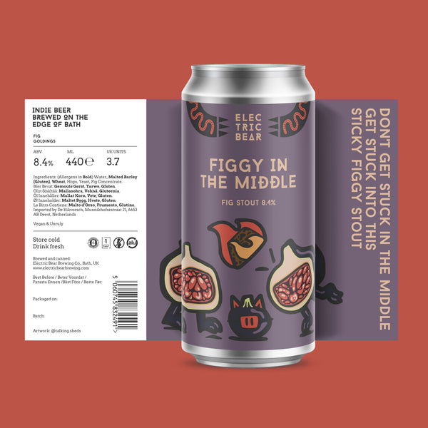 Electric Bear Brewing Co | Figgy In The Middle | Fig Stout | 8.4% 