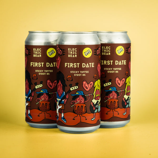 Electric Bear Brewing Co | First Date | Sticky Toffee Stout | 8%