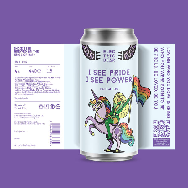 Electric Bear Brewing Co | I See Pride, I See Power | Pale Ale | 4%