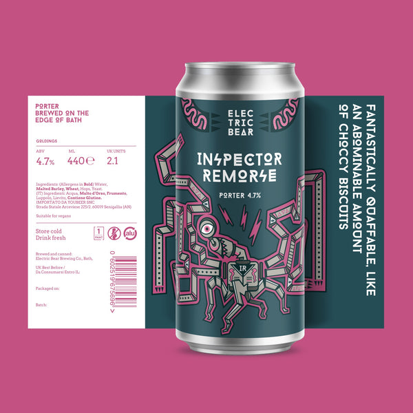 Electric Bear Brewing Co | Inspector Remorse - 4.7% Porter