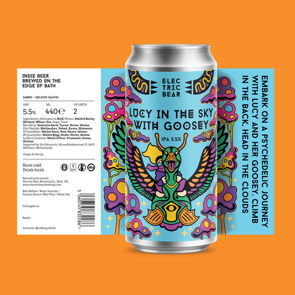 Electric Bear Brewing Co | Lucy In The Sky With Goosey | IPA | 5.5%