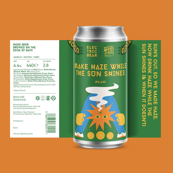 Electric Bear Brewing Co | Make Haze While The Sun Shines | IPA | 6.4%