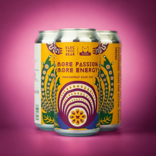 Electric Bear Brewing Co | More Passion, More Energy| Passionfruit Sour | 4.5%