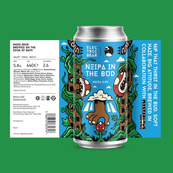 Electric Bear Brewing Co | NEIPA In The Bud | NEIPA | 5.8%