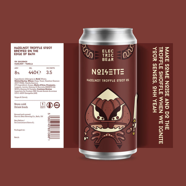 Electric Bear Brewing Co | Noisette | Hazelnut Truffle Stout | 8%