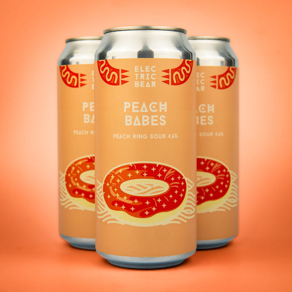 Electric Bear Brewing Co | Peach Babes | Peach Ring Sour | 4.6%