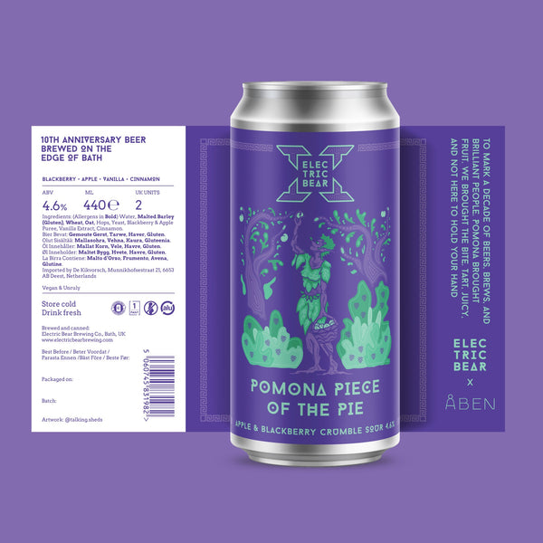 POMONA PIECE OF THE PIE - 4.6% APPLE & BLACKBERRY CRUMBLE SOUR