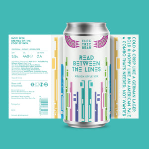 Electric Bear Brewing Co | Read Between The Lines | Kölsch Style | 5.5%