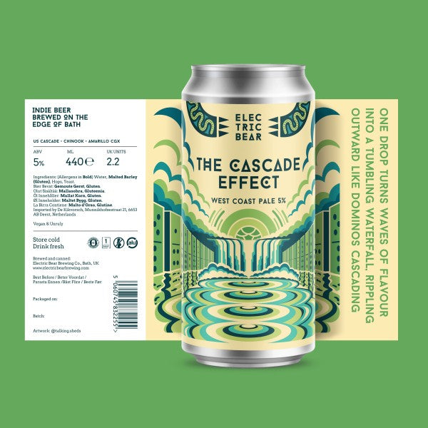 Electric Bear Brewing Co | The Cascade Effect | West Coast Pale | 5%