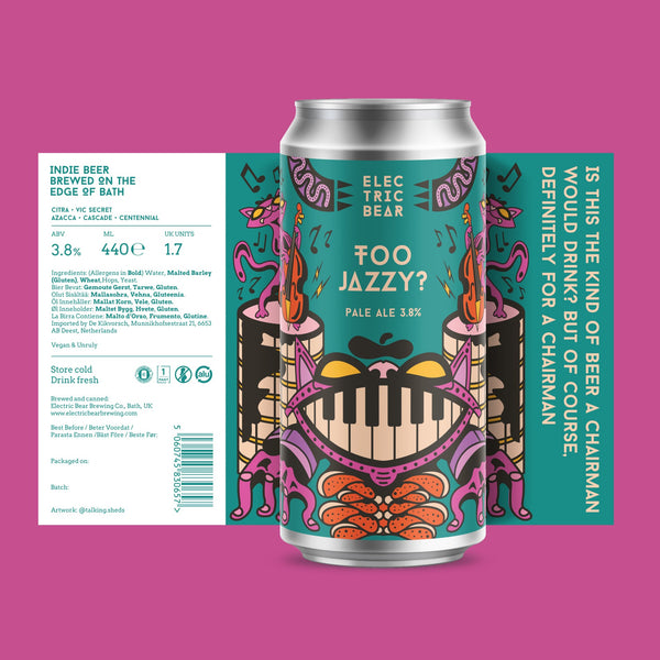 Electric Bear Brewing Co | Too Jazzy? | Pale Ale | 3.8%