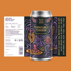Electric Bear Brewing Co | Turntable Turnin' | Session Pale | 3.4%