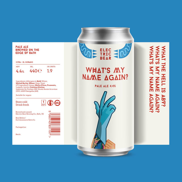 Electric Bear Brewing Co | What's My Name Again? - 4.4% Pale Ale