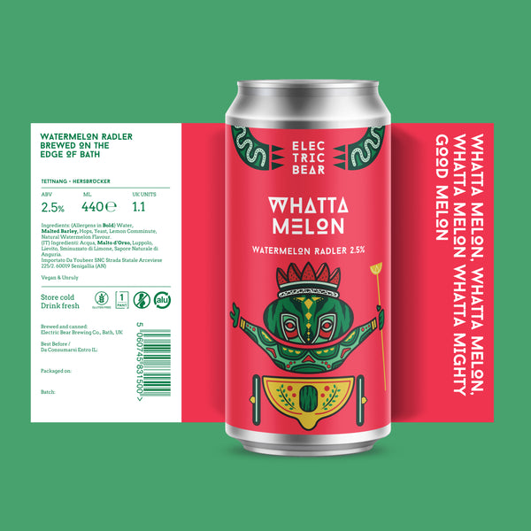 Electric Bear Brewing Co | Whatta Melon | Watermelon Radler | 2.5%