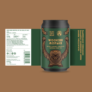 Electric Bear Brewing Co | Wookiee Mistake | Salted Caramel Chocolate Imperial Stout | 11%