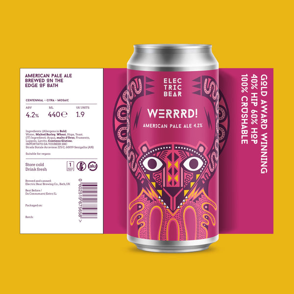 Electric Bear Brewing | Werrrd! 4.2% American Pale Ale